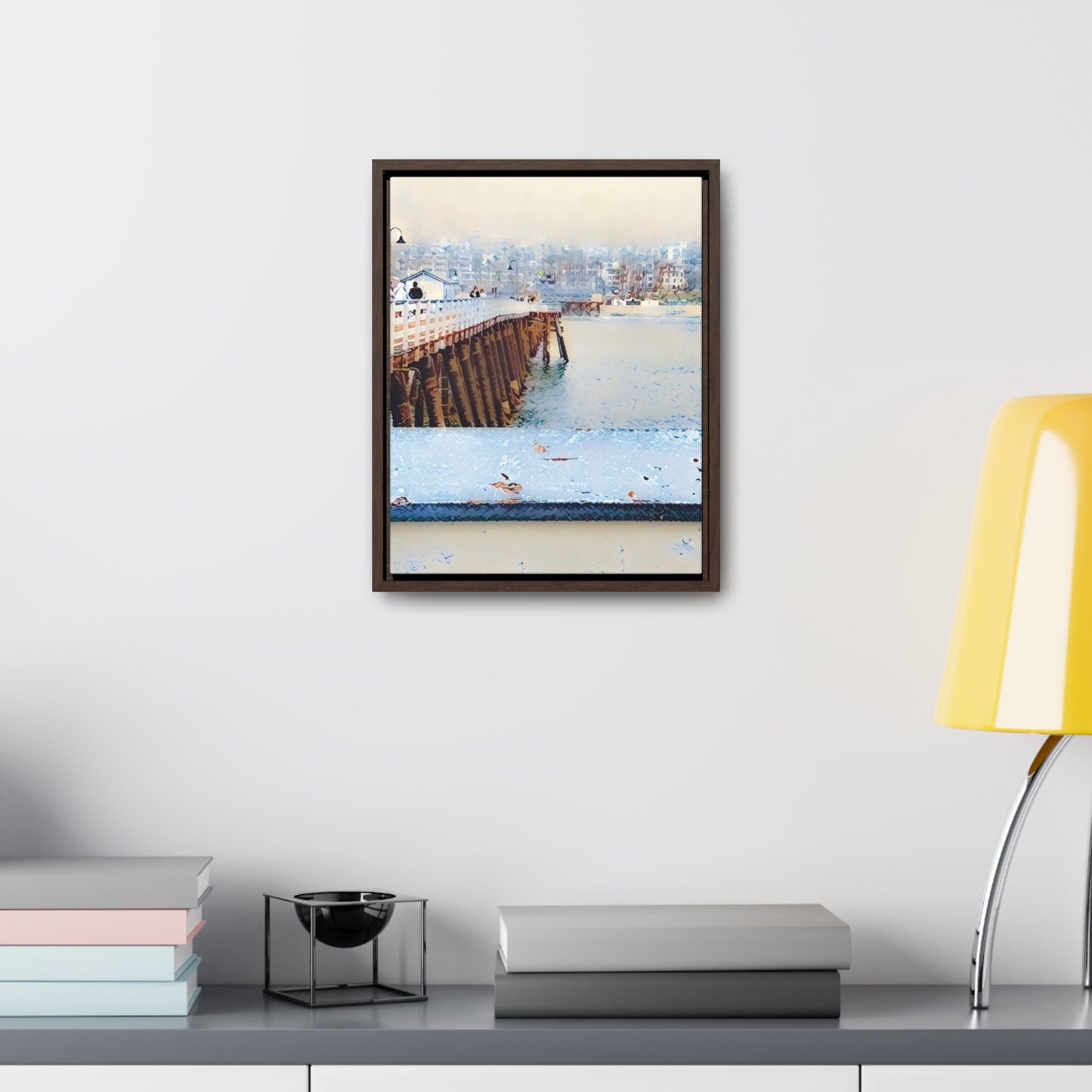 Getting Misty in San Clemente (Framed Canvas Wrap)