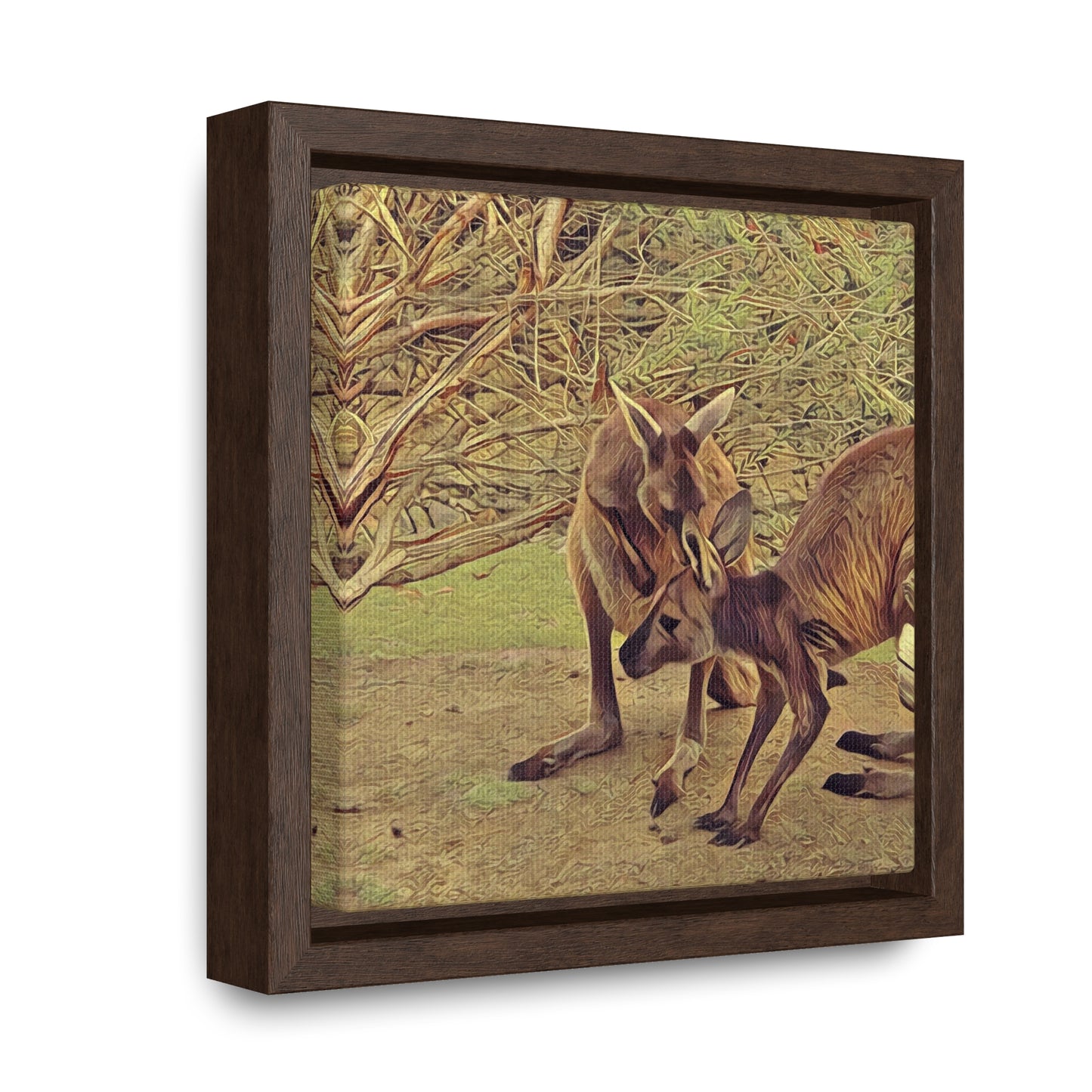 Juicy Bit of Gossip (Square Frame Canvas Wrap)