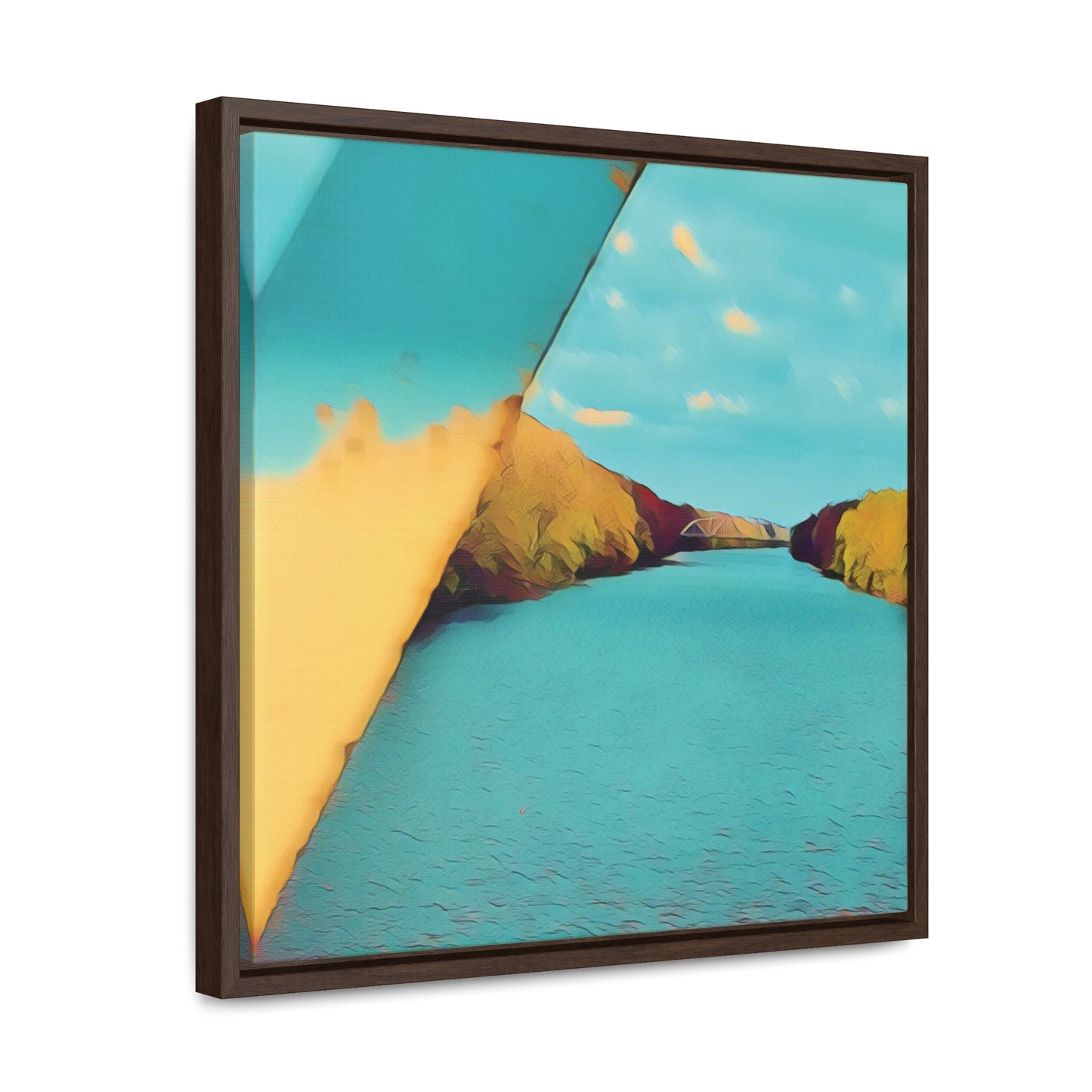 The Cal-Sag Channel (Framed Gallery Canvas Wrap)