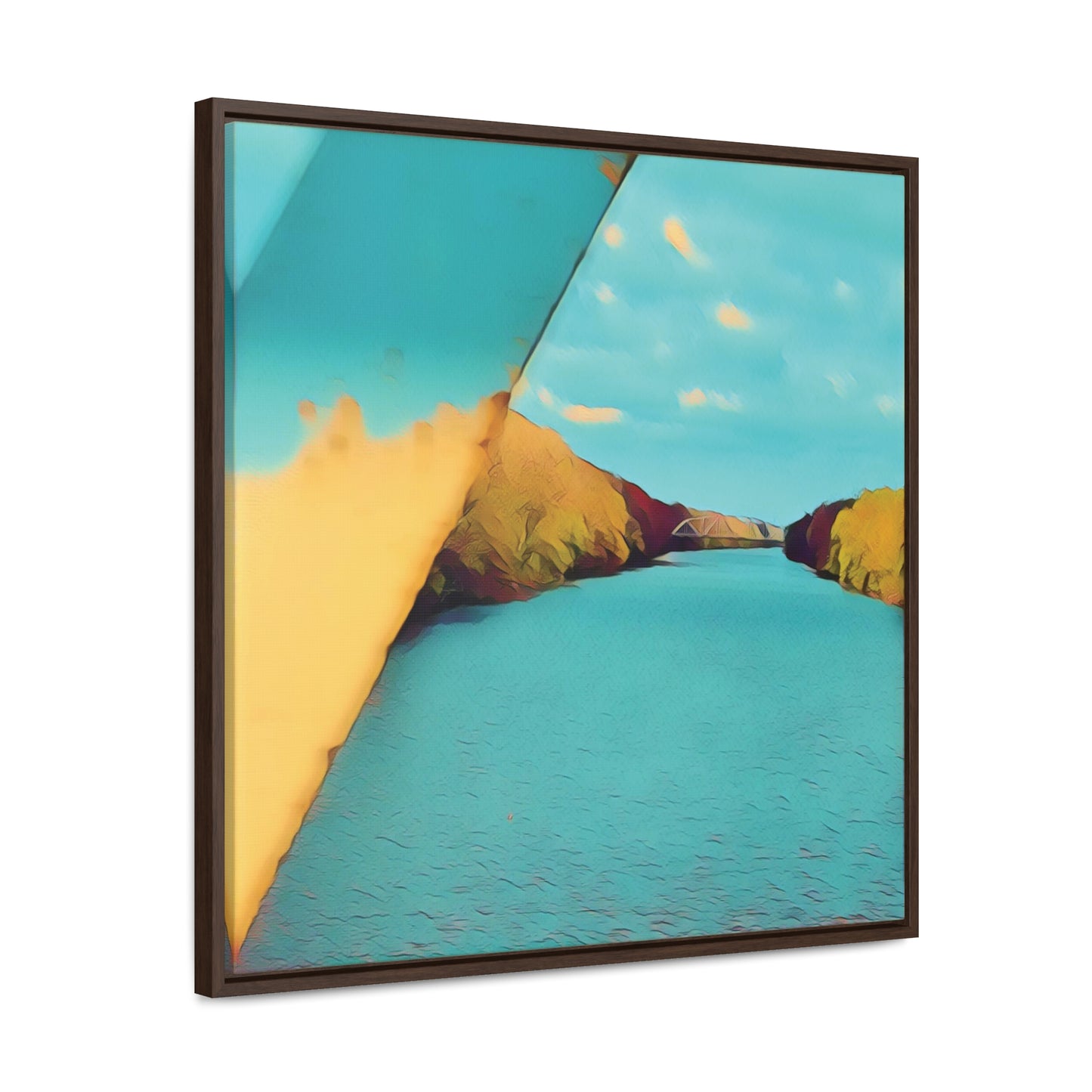 The Cal-Sag Channel (Framed Gallery Canvas Wrap)