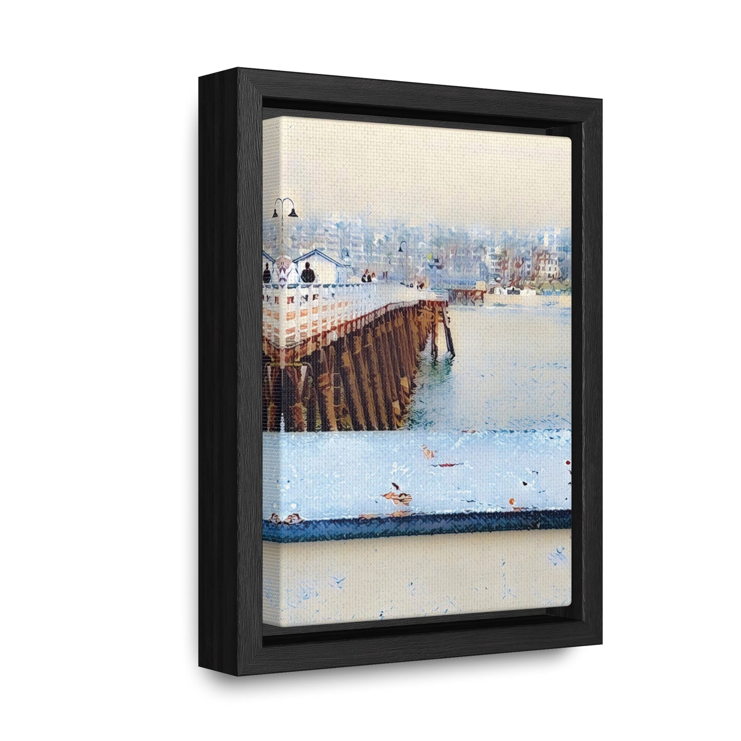 Getting Misty in San Clemente (Framed Canvas Wrap)