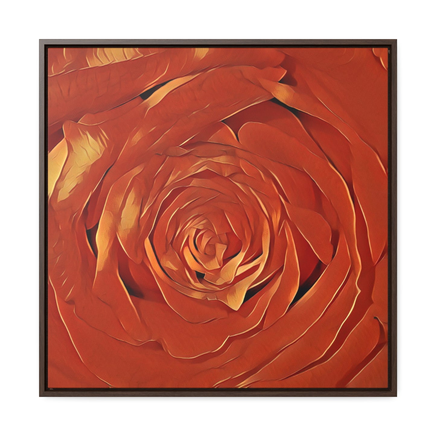 A Rose is a Rose (Square-Framed Canvas Wrap)