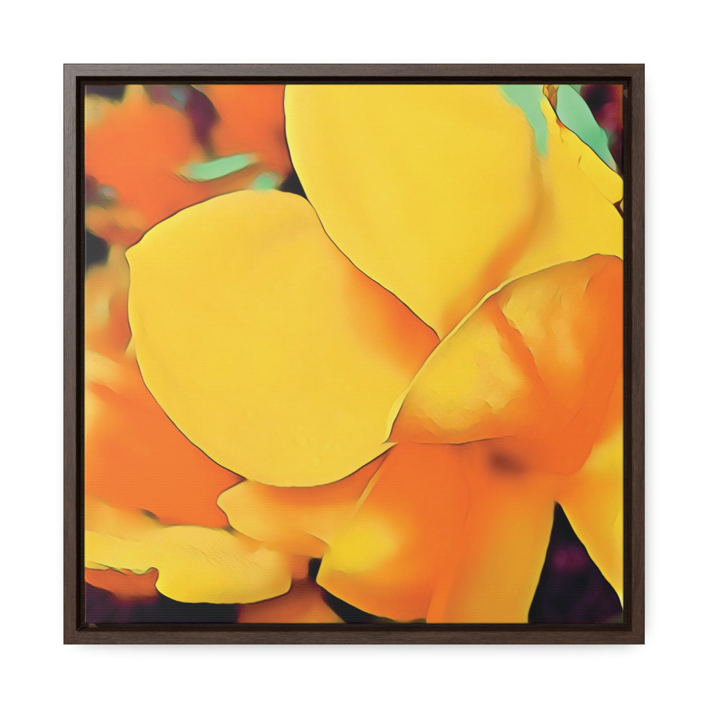 Fluttering in the Breeze (Square Frame Canvas Wrap)