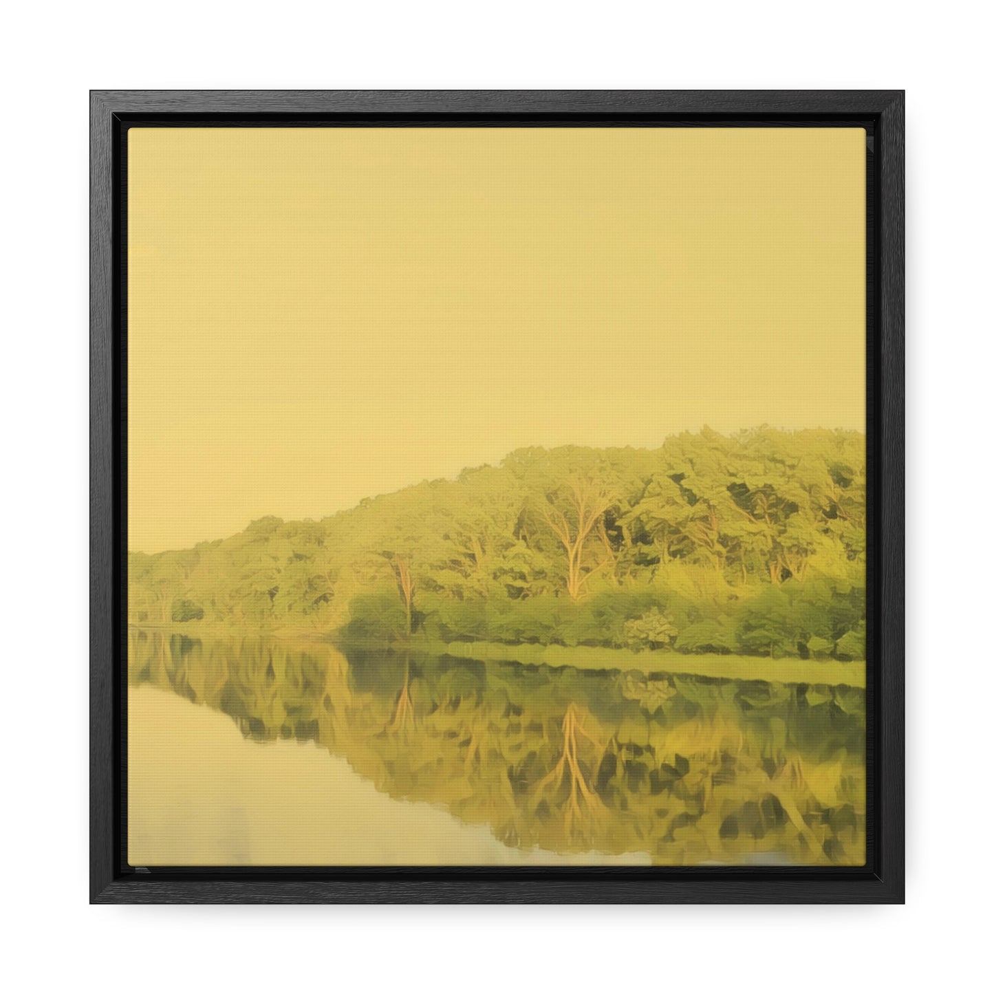 Dreamscape in Twighlight (Square Canvas-Wrapped Frame)