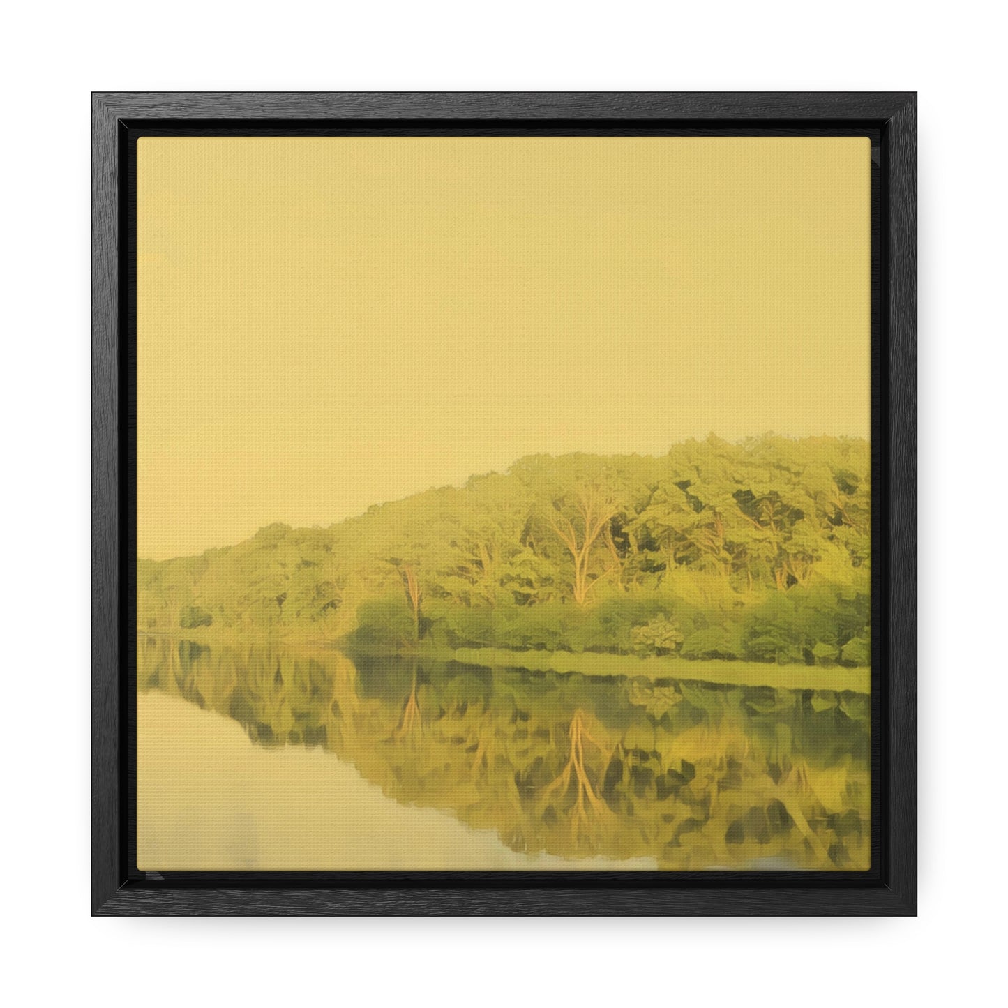 Dreamscape in Twighlight (Square Canvas-Wrapped Frame)