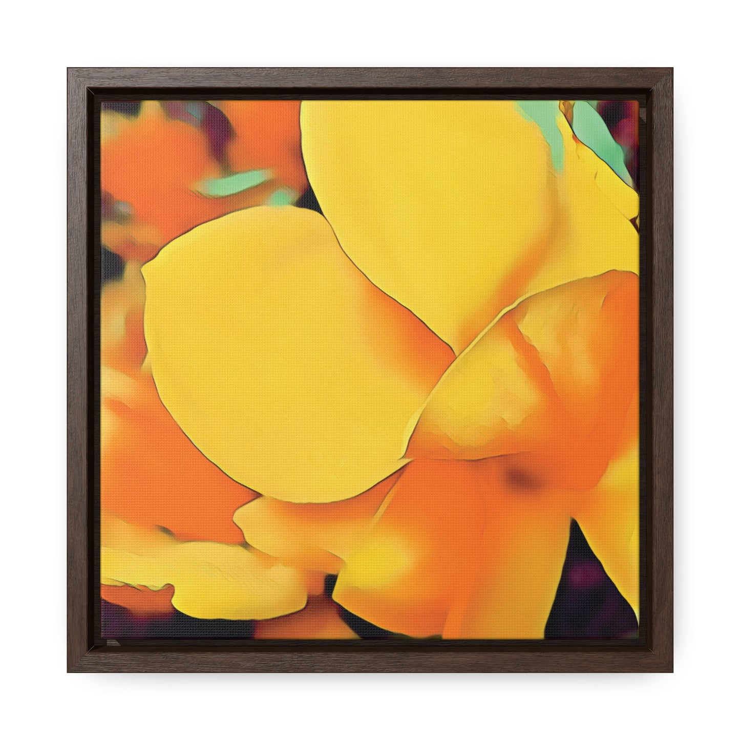 Fluttering in the Breeze (Square Frame Canvas Wrap)