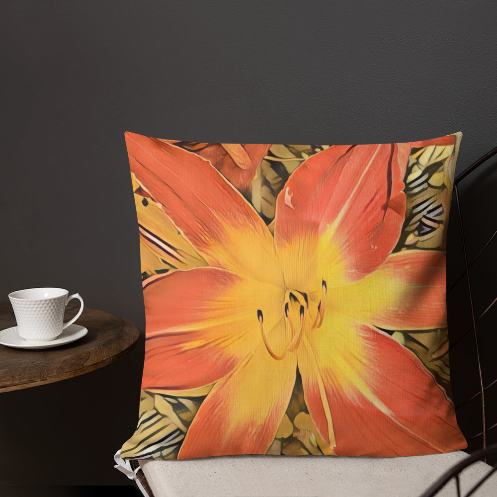 Tiger Lily - Throw Pillow