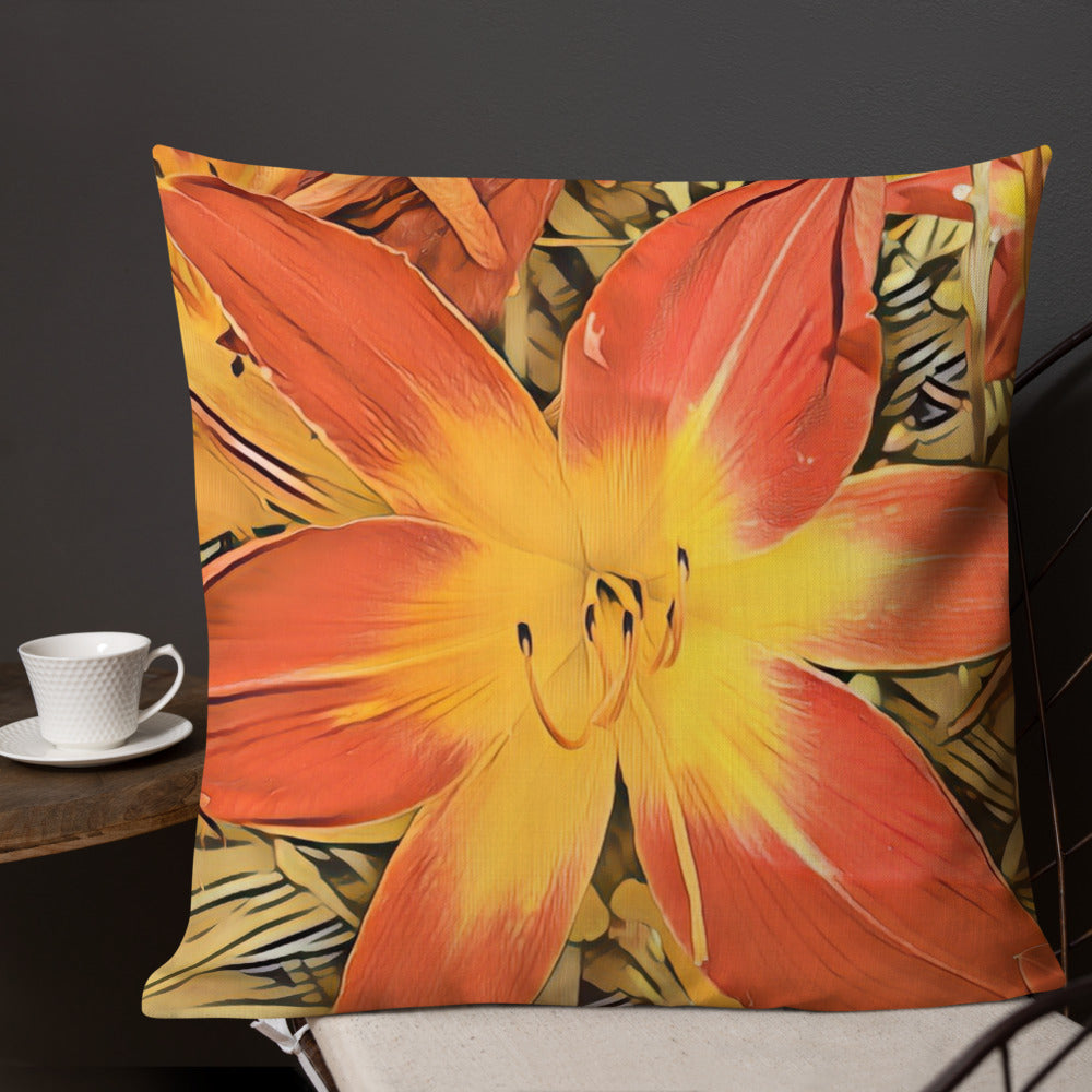 Tiger Lily - Throw Pillow